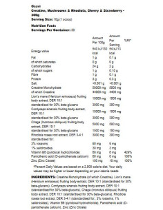 Creatine Monohydrate, Mushrooms -amp, Rhodiola | with Lion-N39,s Mane, Cordyceps, Chaga 2