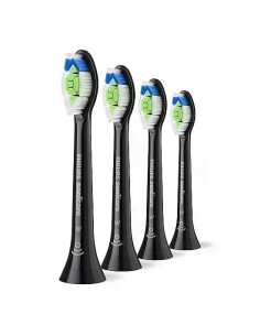 Комплект от 4 броя накрайници W2 Optimal White HX6064/88 за електрически четки за зъби Philips Sonicare, твърдост на косъмчет