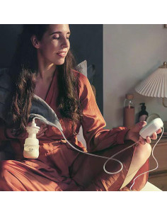 Комплект от Единична електрическа помпа за изцеждане на кърма Philips AVENT Essential, 1 бр. шише Natural Response 125 мл, 5  2