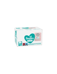 PAMPERS Сенситив, мокри кърпички, 12 х 52 бр. 2