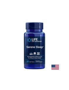 Ашваганда 120 mg + Черен кимион 200 mg Serene Sleep Спокоен сън и балансирана нервна система 30 капсули