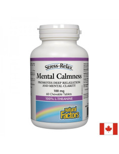 Mental Calmness/ Л-Теанин 100 mg х 60 дъвчащи таблетки