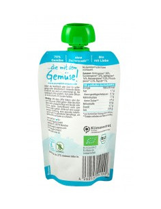 Пюре от тиква, морков, ябълка, банан и праскова - био, Pumpkin Organics, 100 г 2