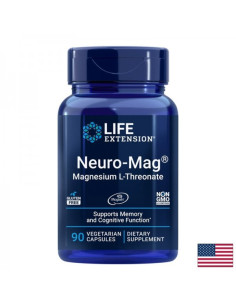 Магнезий L-треонат Neuro-Mag Концентрация и памет 144 mg, 60 желирани таблетки