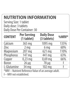 Ca Mg Zn | Calcium + Magnesium + Zinc Formula 2