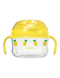 Купа Dr. Brown’s за закуска с дръжки жълта