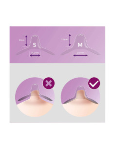 Силиконови протектори за зърна Philips Avent, 2бр. в кутия, размер S