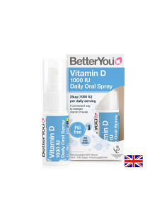 Витамин D3 Имунитет и здрави кости 1000 IU, 100 впръсквания, спрей 15 ml