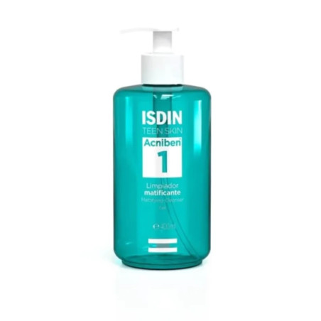 Isdin Acniben Матиращ почистващ гел 400мл