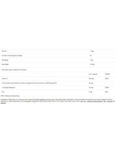 Vitamin C + Zinc -amp, Bioflavonoids 2