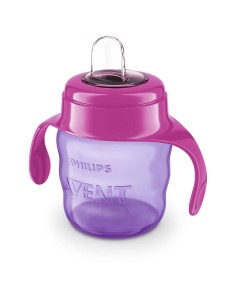 Чаша Avent за лесен преход с дръжки 6М+ 200мл момиче 2