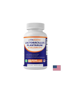 Лактобацилус плантарум 20 млрд. + инулин За балансирана чревна флора и комфорт 60 капсули със забавено освобождаване