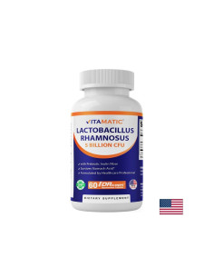 Лактобацилус рамнозус 5 млрд. + инулин Имунна защита и храносмилателен баланс Хранителна добавка, 60 капсули със забавено осв