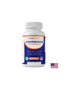 Акермансия муцинифила + инулин Здрава чревна бариера и метаболитен баланс 60 капсули със забавено освобождаване