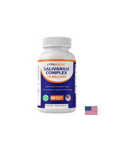 Streptococcus salivarius За устна микрофлора, синуси и имунитет 60 дъвчащи таблетки