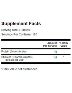 Broken Cell Wall Chlorella 500 mg 2