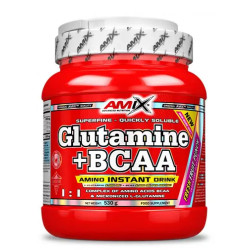 AMIX Glutamine + BCAA / Flavoured / Forest Fruits / 0.53g.