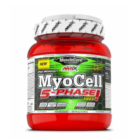AMIX Myocell 5-Phase 500g. / Lemon and lime / 0.5g.