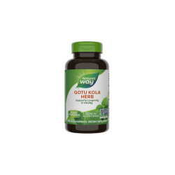 Gotu Kola Herb - Готу кола (За кръвообращението, венозната система и мозъчната функция), 475 mg, 180 капсули Nature’s Way
