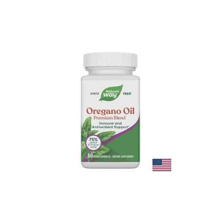 Oregano Oil 75-85% Carvacrol/ Риган масло х 60 капсули Nature’s Way