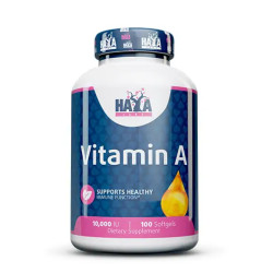 HAYA LABS Vitamin A 10,000 IU / 100 Softgels