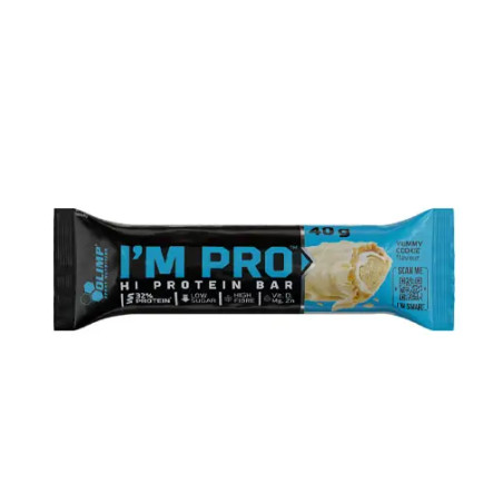 OLIMP I'M PRO Protein Bar / 40 g / Peanut butter / 0.04g.