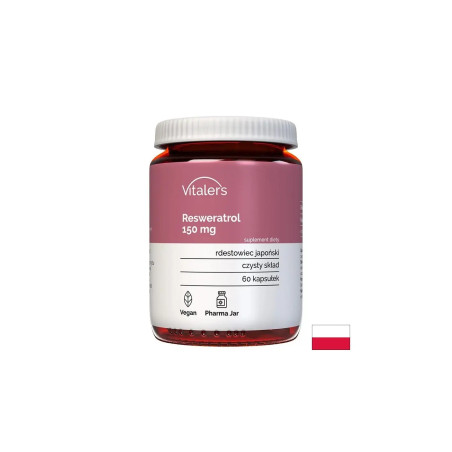 Ресвератрол – Дълголетие и клетъчно подмладяване, 150 mg, 60 капсули