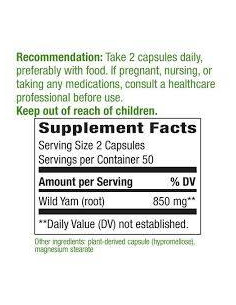 Wild Yam Root 425 mg 2
