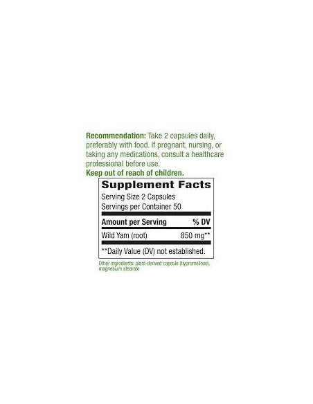 Wild Yam Root 425 mg