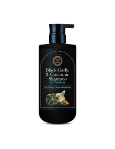 Премиум анти-ейдж шампоан против косопад с черен чесън и куркумин Doori Black Garlic and Curcumin Shampoo