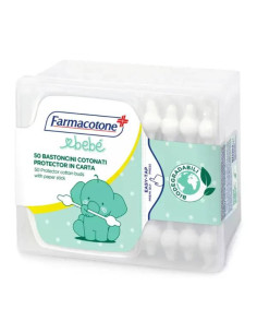 50 бебешки клечки за уши биоразградими N1694FB Farma