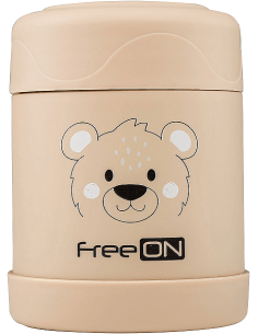 FREEON Термо контейнер 350мл., неръждаема стомана,бежово