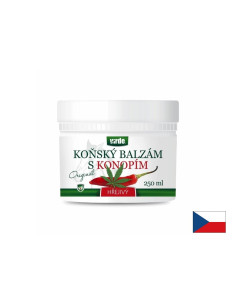 Загряващ конски балсам с конопено масло За сковани стави и напрегнати мускули 250 ml