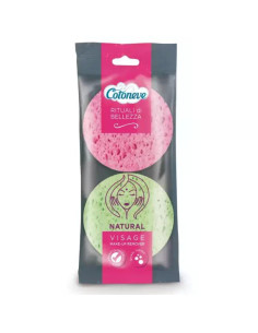 2 Целулозни гъби за грим COTONEVE 520N-CV
