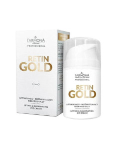Лифтинг озаряващ крем за околоочен контур Farmona Professional Retin Gold