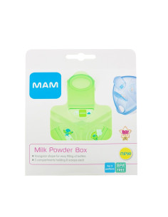 Дозатор за сухо мляко MAM с три отделения зелен 2