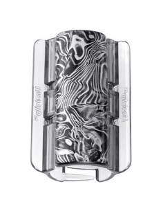 Щипка за коса голяма арт сребро Linziclip MAXI