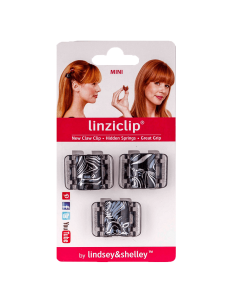 Щипка за коса малка арт сребро Linziclip MINI