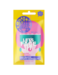 Хиалуронова Киселина 7- хидратираща маска + Nutri Shot E+F Farmona Tutti Frutti Lets Face it