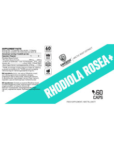 Rhodiola Rosea+ 300 mg | with Vitamin B5 -amp, Black Pepper 2