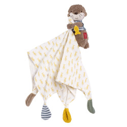 babyFEHN - Кърпа (муселин) за гушкане Видра Otter Theo, 37см