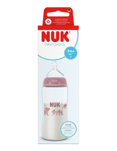 NUK First Choice РР Шише Temperature control 300мл. силиконов биберон 3+мес. р-р М, Коала