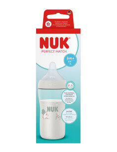NUK Perfect Match Шише РР 260мл. със силиконов биберон за хранене M, 3+ мес., Овца