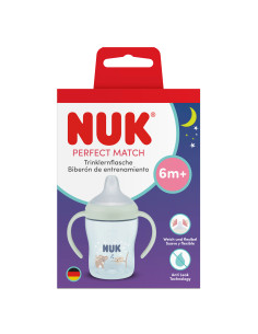 NUK Perfect Match Шише за сок 150 мл., Glow in the Dark, 6+мес., Коала