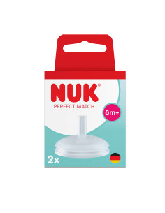 NUK Perfect Match сламка, 8+ мес., 2 бр.