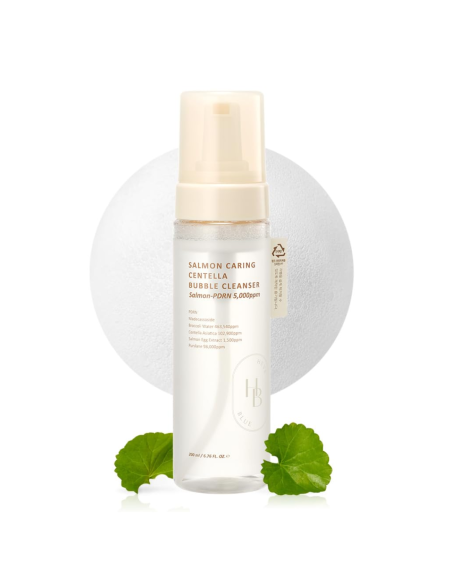 HEVEBLUE Salmon Caring Centella Bubble Cleanser 200ml