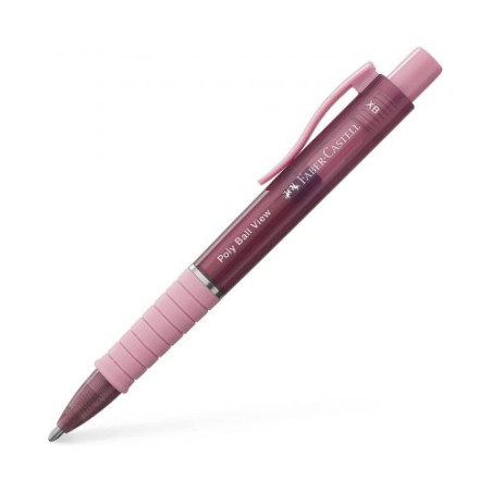 Химикалка Faber-Castell Poly Ball View - Пепел от рози