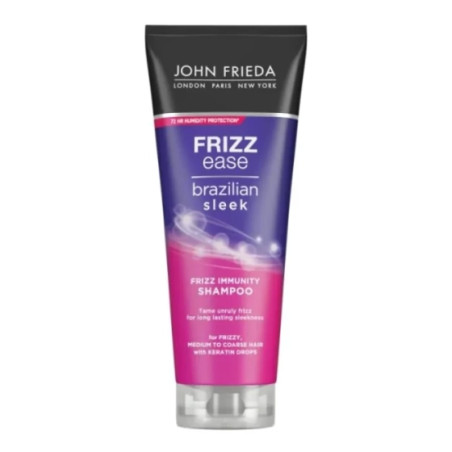 John frieda fe brazilian sleek шампоан за права и защитена от начупване коса 250ml