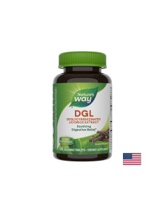 При киселини, гастрит и язва Деглициризиран сладник / Женско биле DGL 100 дъвчащи таблетки