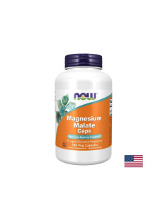 Магнезий (малат) При мускулни крампи, за енергия и психическа устойчивост 190 mg, 180 капсули